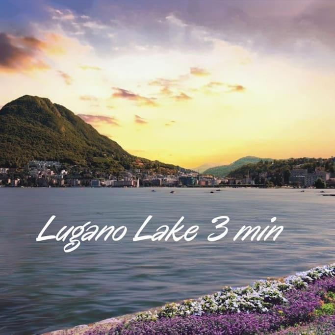 Central & Bright Apartment On Two Floors 'Turquoise' -By Easylife Swiss Lugano Exterior foto